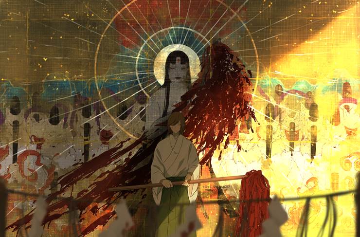 原创, 原创, 和风, background, 插画, backlighting, 太美了, 原创1000users加入书籤