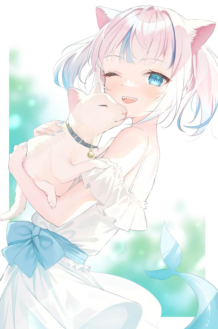 噶呜·古拉, Hololive, 虚拟youtuber, 猫, Virtual YouTuber 1000+ bookmarks