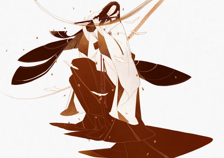 和风, 原创, 和服, 女孩子, very long hair