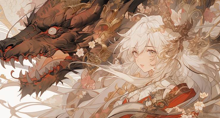 奇幻, AI 画作, 女孩子, young girl, 和风