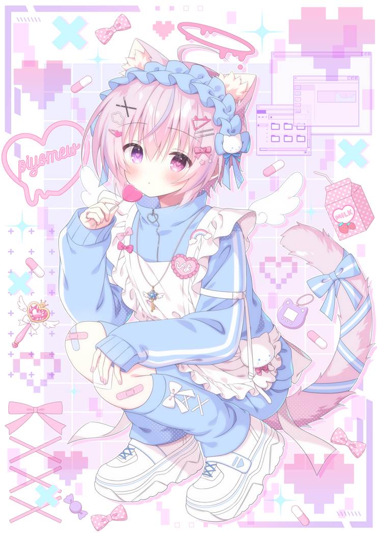 这复古的画风很有感觉_P站画师神代ぴよ作品集精选_ID12838739