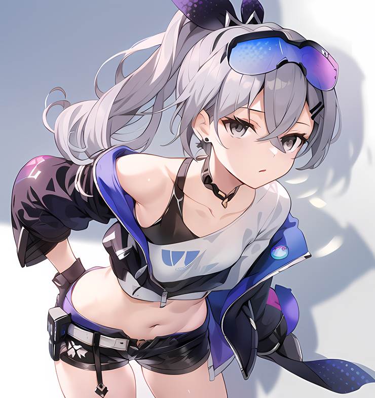 Silver Wolf, 银狼（星穹铁道）, Bronya Zaychik, Honkai: Star Rail, Honkai: Star Rail, 崩坏：星穹铁道, 魅惑的大腿, 魅惑的乳沟, 贫乳