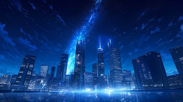 风景, scenery, background, sky, star, night, 银河