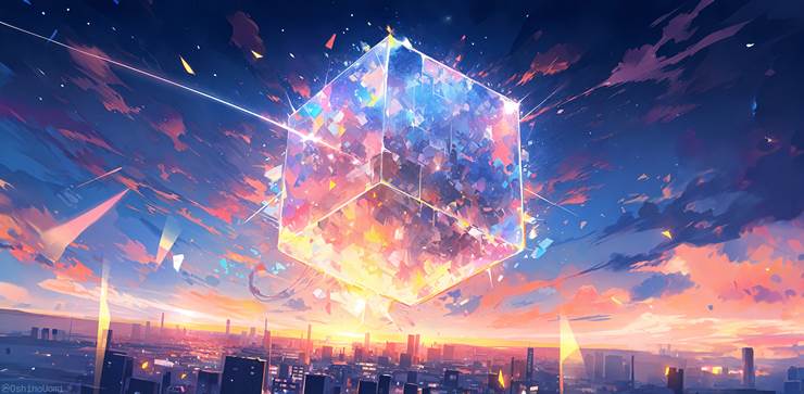 风景, scenery, background, sky, 云, 黄昏, 奇幻