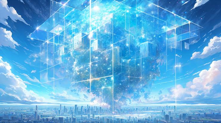 风景, scenery, background, sky, 云, town, 奇幻