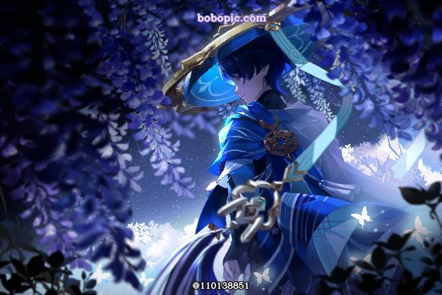 doujin, 散兵, Wanderer (Genshin Impact), Genshin Impact, Jäger, 二次创作, wisteria