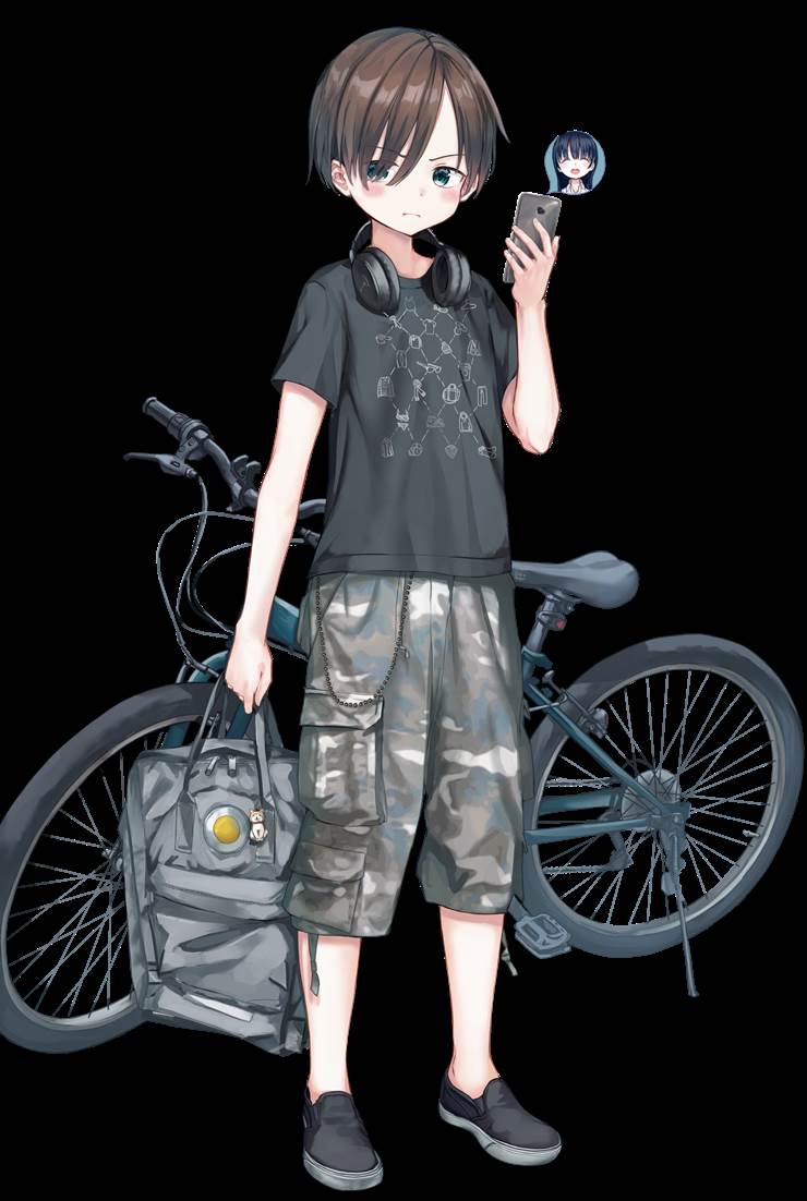 ファッション人気ブランドランキング The Dangers in My Heart,Kyotaro Ichikawa,bicycle,headphone 邦楽