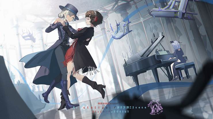 Reverse:1999, illustration, dancing