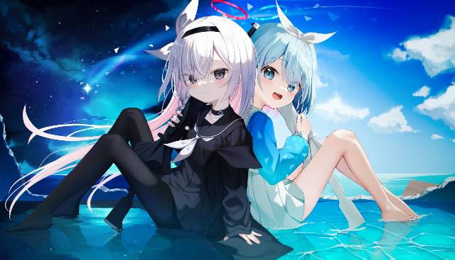 足控,蔚蓝档案,赤脚图片