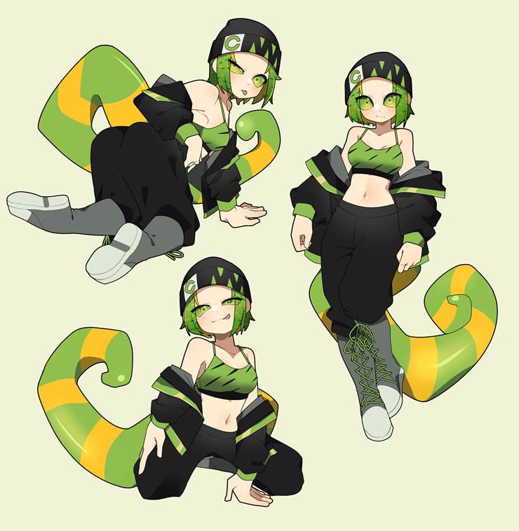 non-human, monster girl, inhuman girl, creation, girl, furry