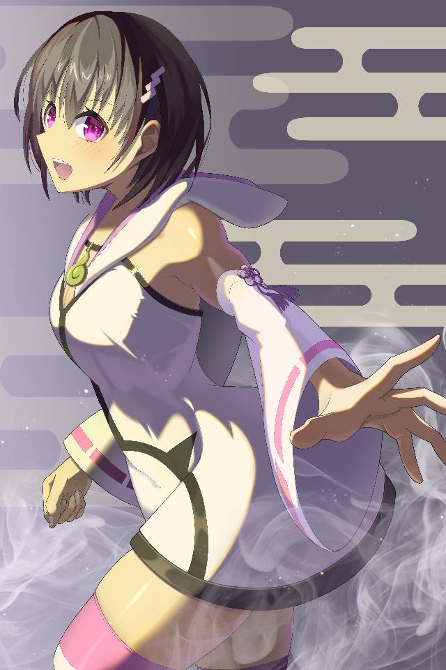 大腿,妖巫女,巫女,花奏铃,过膝袜图片
