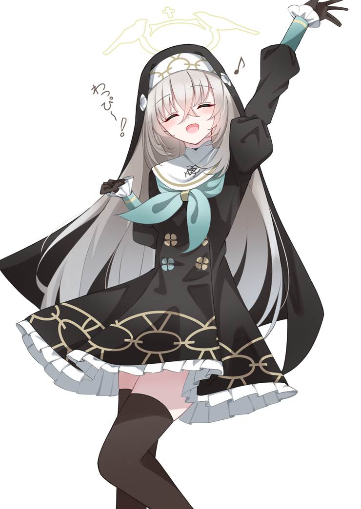 碧蓝档案, Utazumi Sakurako, 过膝袜, beautiful girl