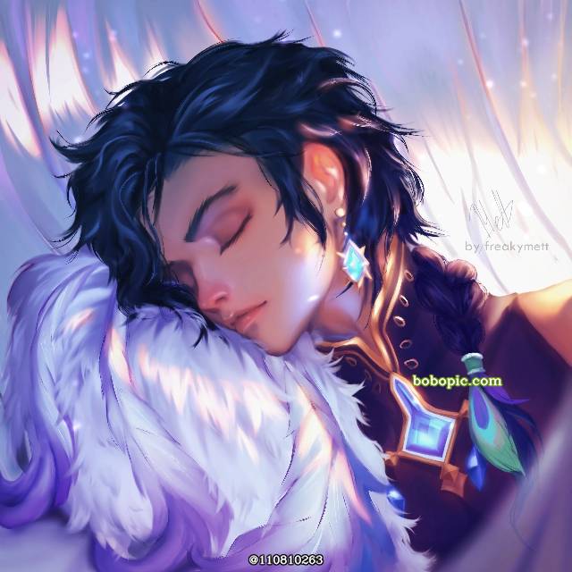 fanart,kaeya,sleep,凯亚·亚尔伯里奇,原神图片