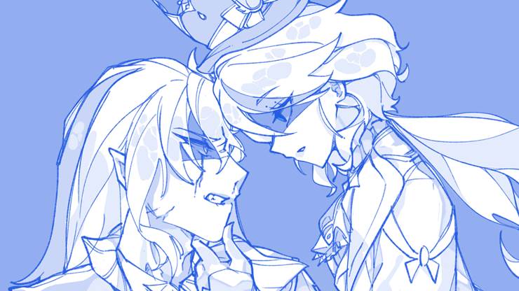 Genshin Impact, 芙宁娜（原神）, 那维莱特, 原神500收藏, 芙宁娜, Neuvillette/Furina