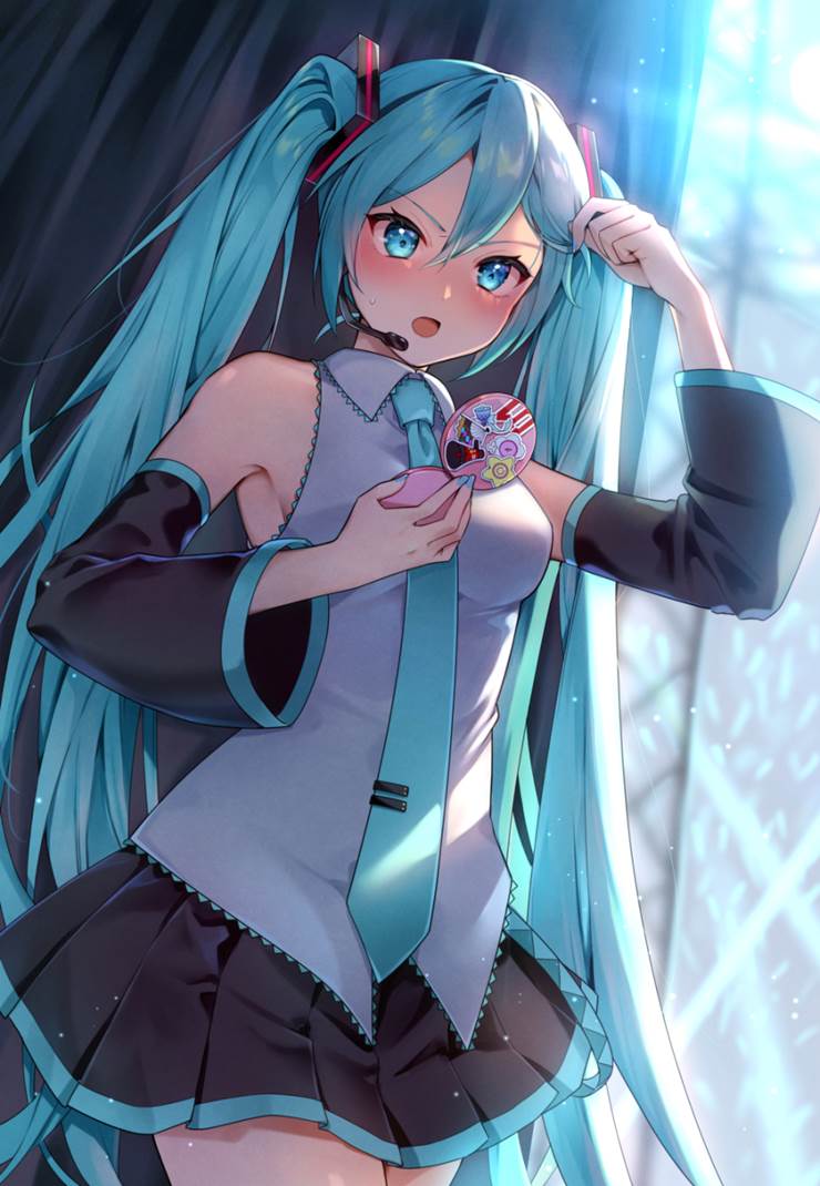一张初音未来绘画图片