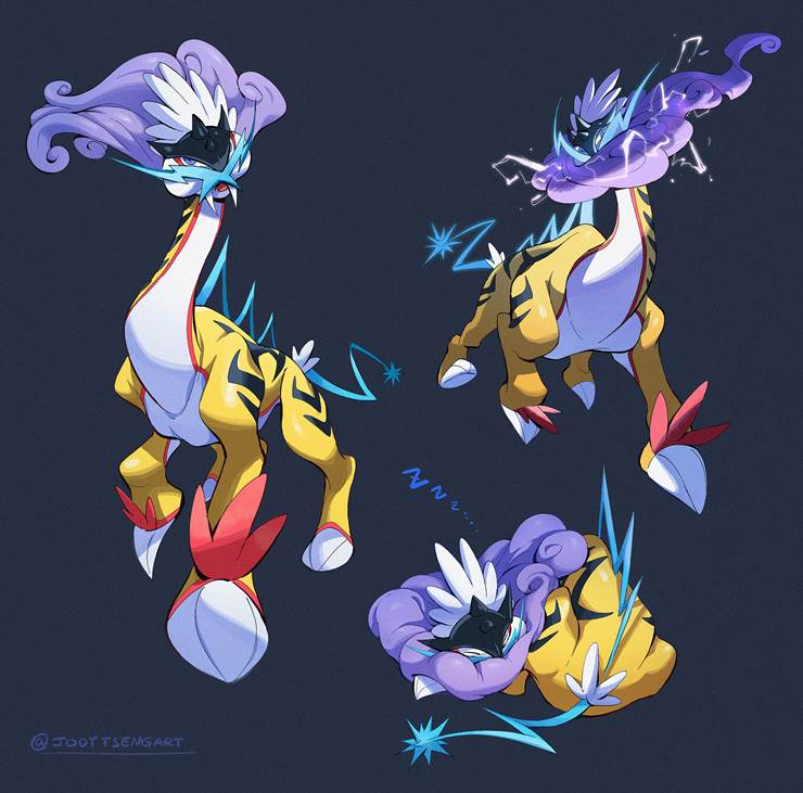 Raging Bolt (Pokemon), 口袋妖怪, Raikou, 宝可梦朱紫