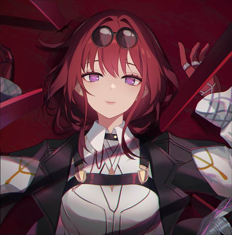 Honkai: Star Rail, Kafka, illustration, avatar, Honkai: Star Rail, 卡芙卡（星穹铁道）, 星核猎手, 崩坏：星穹铁道500收藏