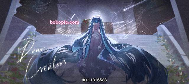 一张小女孩,MIKU,初音未来绘画图片