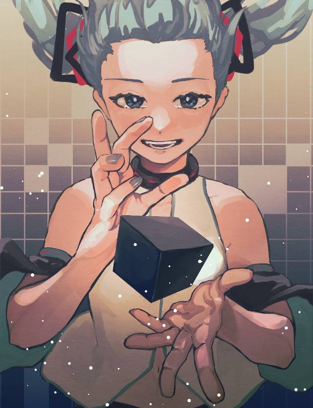 一张初音未来绘画图片