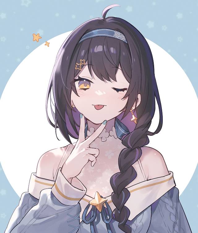 一张吐舌头,星罗画册,星珀千夜绘画图片