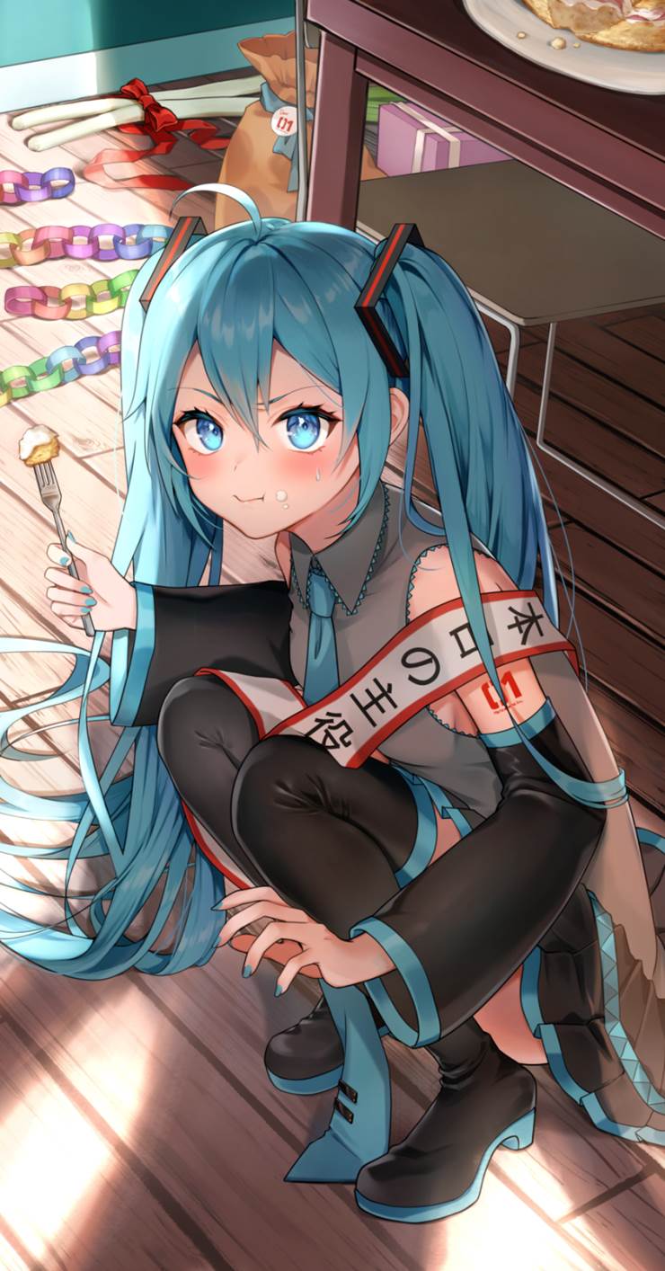 一张初音未来,Vocaloid绘画图片
