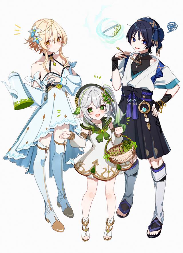 美得不可方物的原神角色_P站画师げる_ID7046523