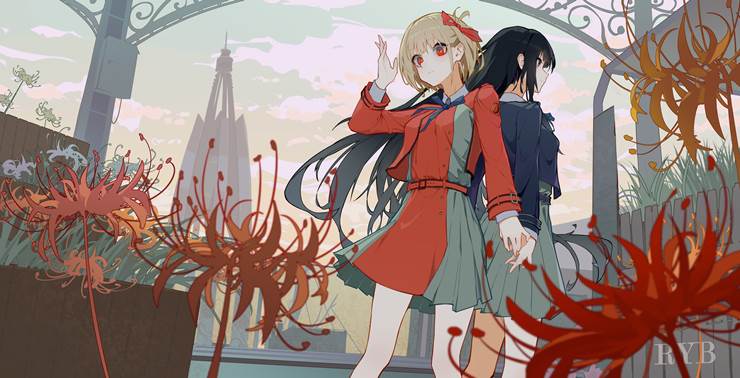 投超清稿件的画师永远值得尊敬，Pixiv人气插画师RYB的三色盒子-ID:53695878