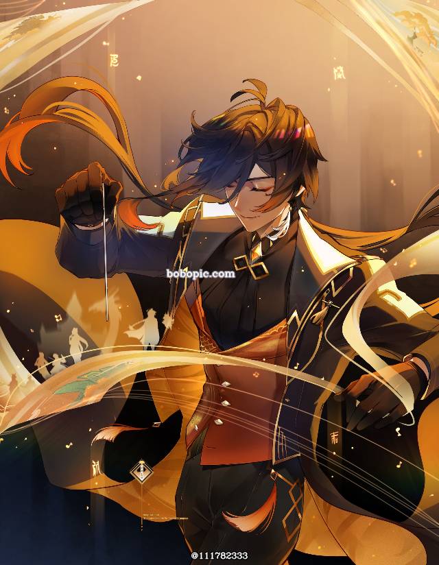 Aether,GenshinImpact,原神,摩拉克斯,空图片