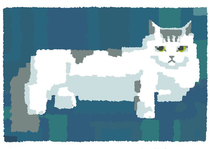 猫|插画师坚贝的猫插画图片