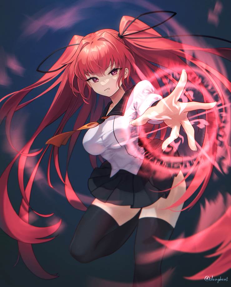 新妹魔王的契约者, 成濑澪, large breasts, huge breasts, 大腿