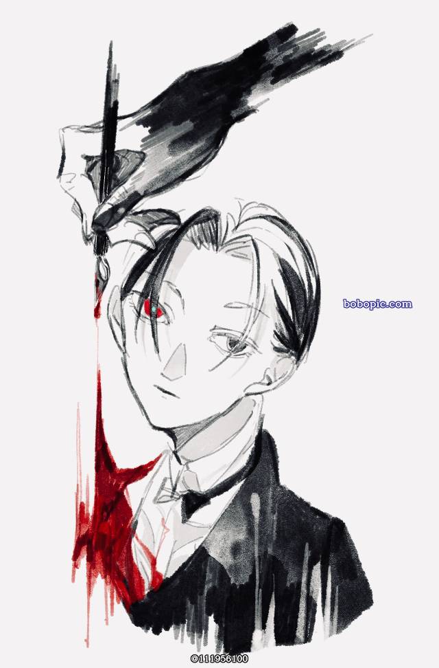 一张娘化,夏洛克·福尔摩斯绘画图片