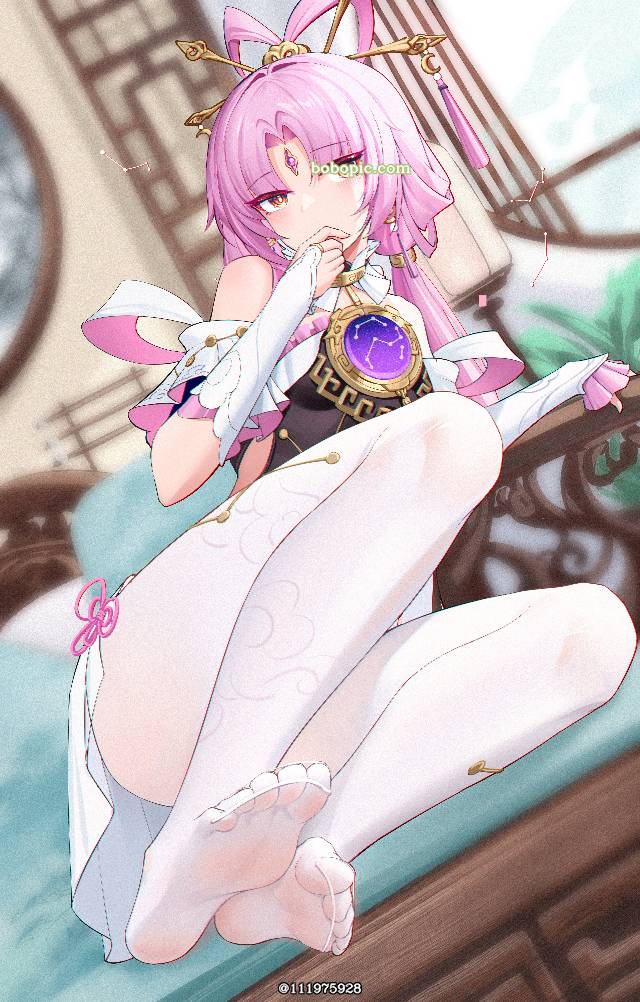 小女孩,白裤袜,着袜足底,符玄,脚底图片