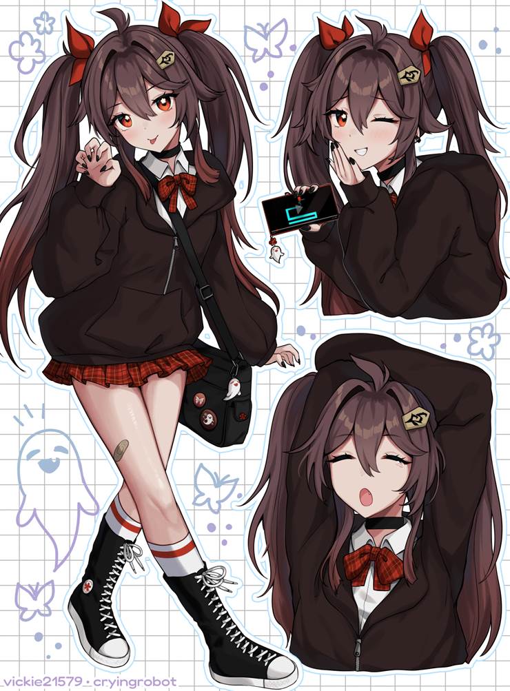Hu Tao (Genshin Impact), Genshin Impact, 二次创作, 原神1000收藏