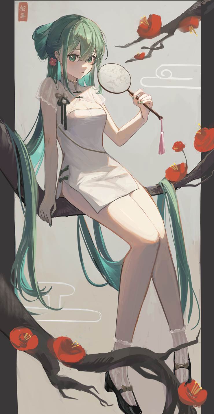 一张初音未来绘画图片