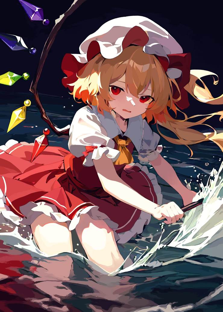 Touhou, Flandre Scarlet, bewitching thighs