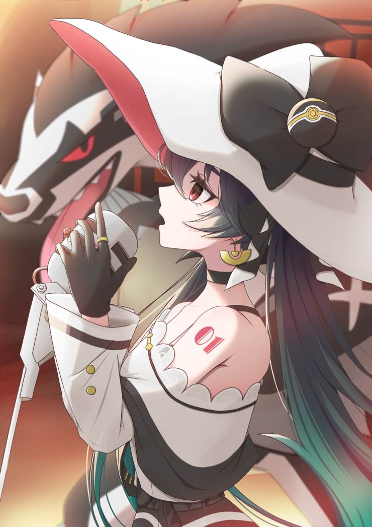Pokémon Miku, 初音未来, 精灵宝可梦, 堵拦熊, Dark Miku