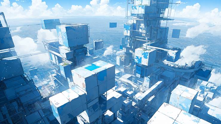 风景, scenery, background, sky, 云, 建筑