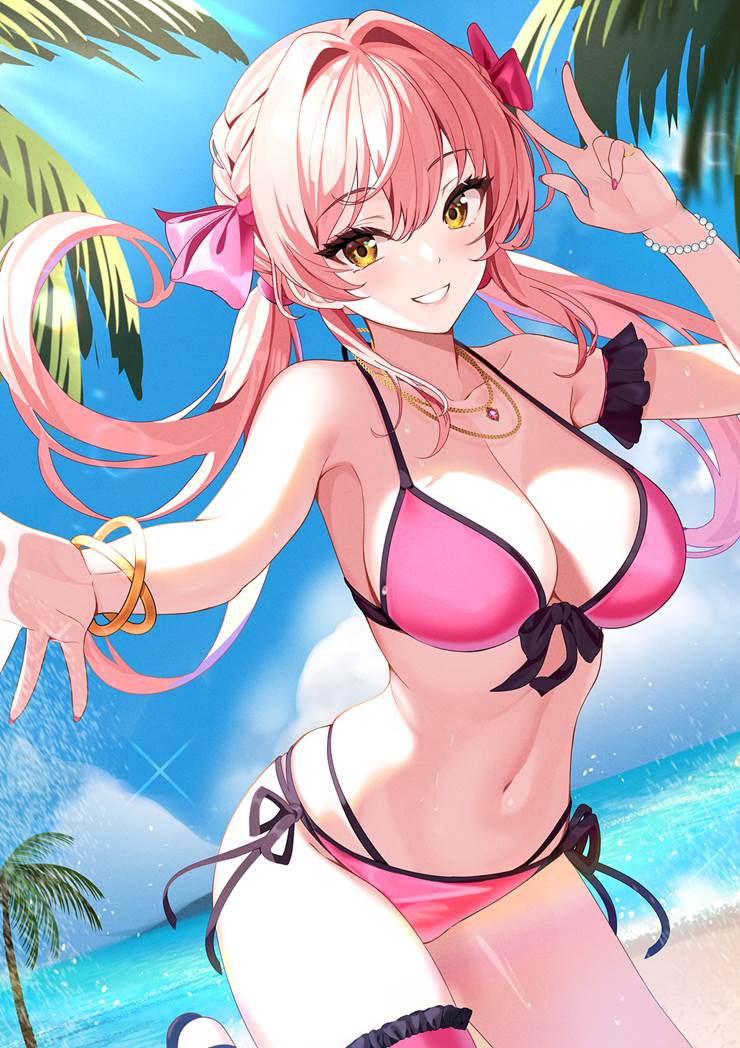 很会画比基尼女孩的_P站画师すとろα_ID31068879