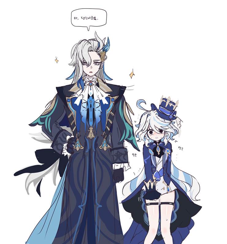 芙宁娜, 芙卡洛斯, 那维莱特, Neuvillette/Furina, Genshin Impact