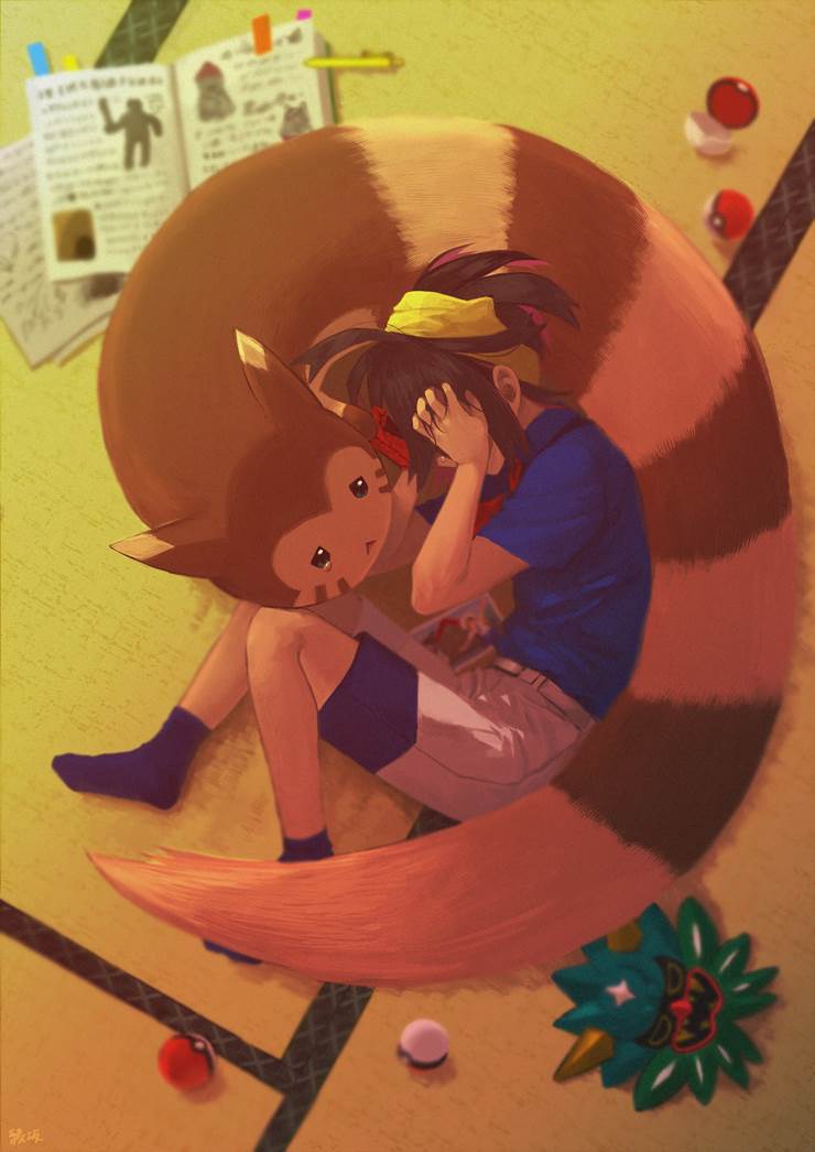 Pokemon Scarlet/Violet: The Hidden Treasure of Area Zero, 宝可梦朱紫, Kieran (Pokémon), 大尾立