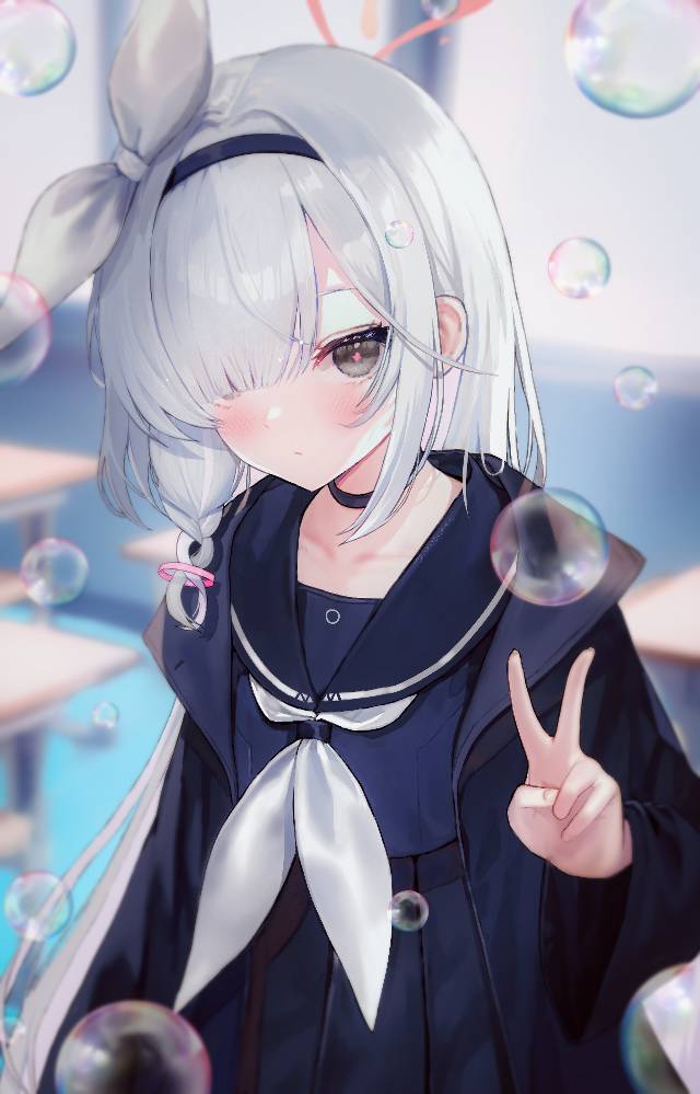 一张蔚蓝档案,星奈绘画图片