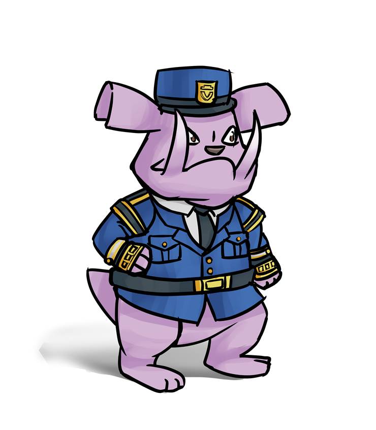 OfficerErica|插画师AryaJaeger的布鲁皇插画图片