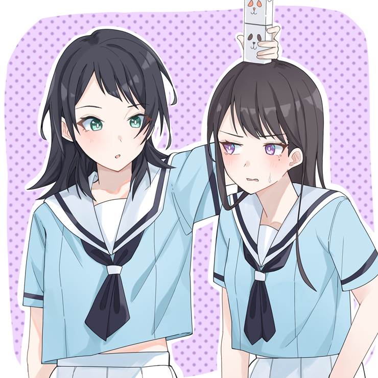 一张八幡海铃,BanGDream,椎名立希,花咲川女子学园绘画图片