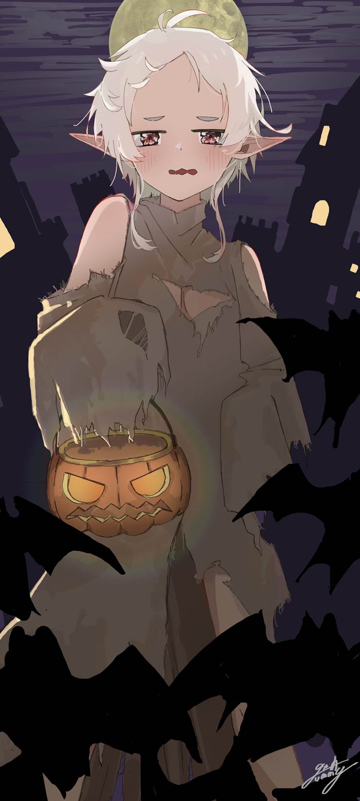 很素鸡的画风却最耐看_P站画师口止めグミ_ID24617963