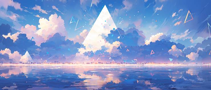 scenery, scenery, background, sky, clouds, sea, blue