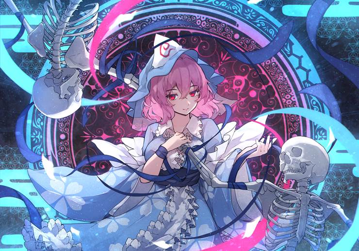Touhou, Touhou Project, yuyuko saigyouji, Touhou Project 1000+ bookmarks