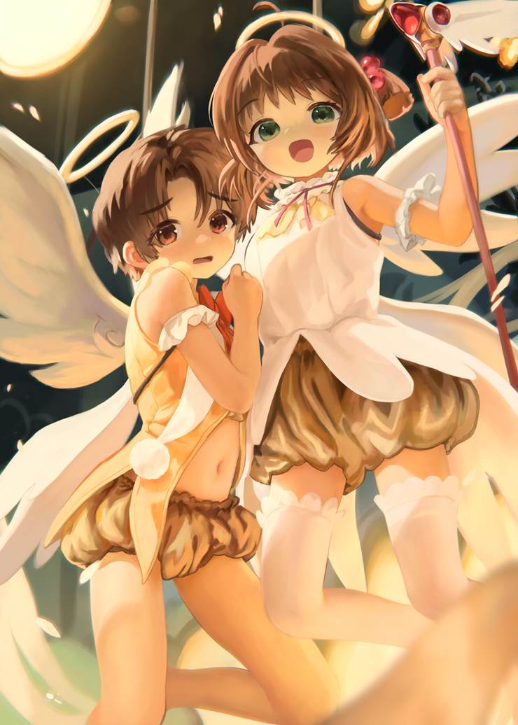 Cardcaptor Sakura, Xiaolang Li, Sakura Kinomoto, loli, shota