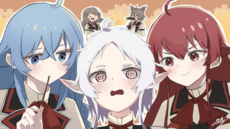 很素鸡的画风却最耐看_P站画师口止めグミ_ID24617963