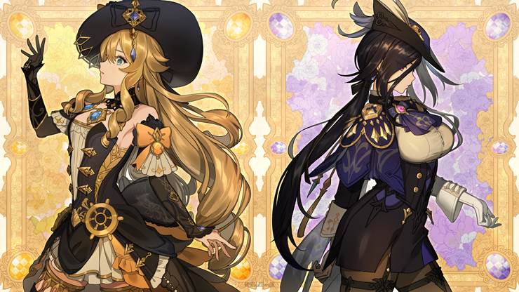 娜维娅, 克洛琳德, Fontaine, Genshin Impact, 原神1000收藏