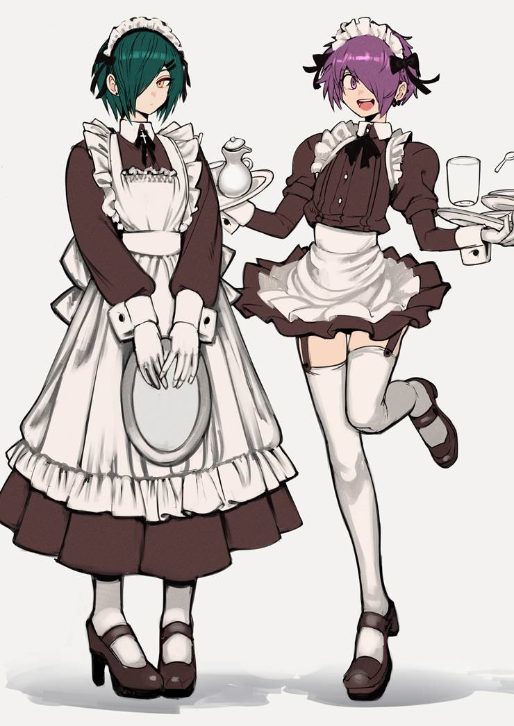 someone else's OC,maid,OC,otokonoko, - 2n5'illustration - pixivdaily